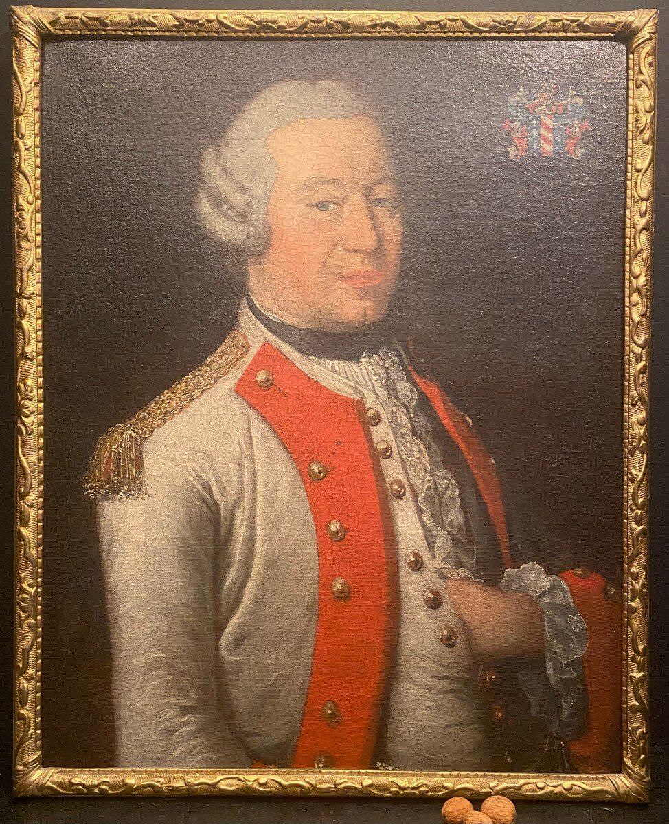 Portrait XVIII°d'un Officier d'Infanterie